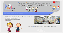 Desktop Screenshot of ppp1.powiatgorzowski.pl