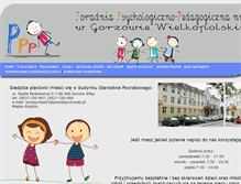 Tablet Screenshot of ppp1.powiatgorzowski.pl
