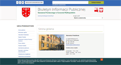 Desktop Screenshot of bip.powiatgorzowski.pl