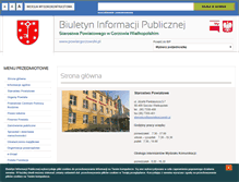 Tablet Screenshot of bip.powiatgorzowski.pl